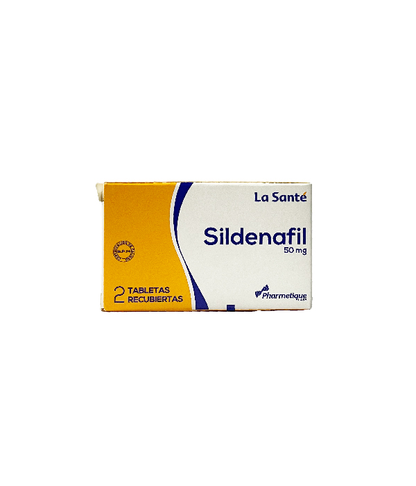 SILDENAFIL 50 MG CAJA X 2 TABLETAS LA SANTE